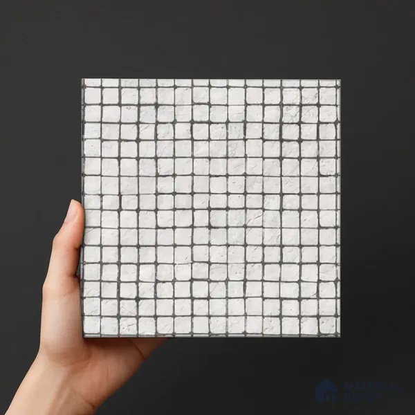 Subway Wall Tile TL 06438 D Coastal Luna Rigo 8 x 8 inch Ceramic Matte Finish - 10 mm | 8 Random Design | Suitable for Accent / Feature Walls, Bathroom, Kitchen Wall & Backsplashes (Sample)