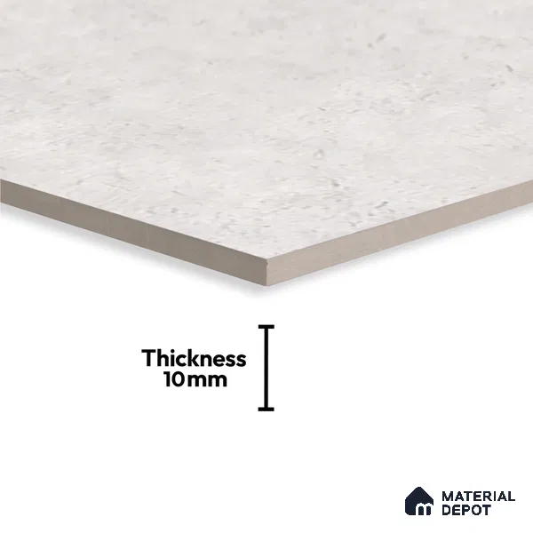 Subway Wall Tile TL 06438 Coastal Luna Blanco 8 x 8 inch Ceramic Matte Finish - 10 mm | 8 Random Design | Suitable for Accent / Feature Walls, Bathroom, Kitchen Wall & Backsplashes (Sample)