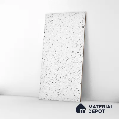 Terrazzo Floor & Wall Tile | TL 07197 B Materika Crema 2 ft x 4 ft Vitrified Matte Finish - 9 mm | Suitable For Living Room, Bedroom, Bathroom (Sample)