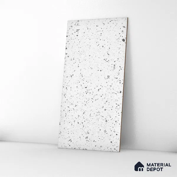 Terrazzo Floor & Wall Tile | TL 07197 B Materika Crema 2 ft x 4 ft Vitrified Matte Finish - 9 mm | Suitable For Living Room, Bedroom, Bathroom (Sample)