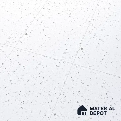 Terrazzo Floor & Wall Tile | TL 07197 Materika Bianco 4 ft x 2 ft Vitrified Matte Finish - 9 mm | Suitable For Living Room, Bedroom, Bathroom (Sample)