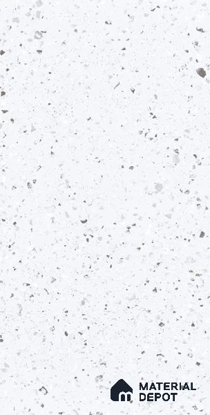 Terrazzo Floor & Wall Tile | TL 07197 Materika Bianco 4 ft x 2 ft Vitrified Matte Finish - 9 mm | Suitable For Living Room, Bedroom, Bathroom (Sample)