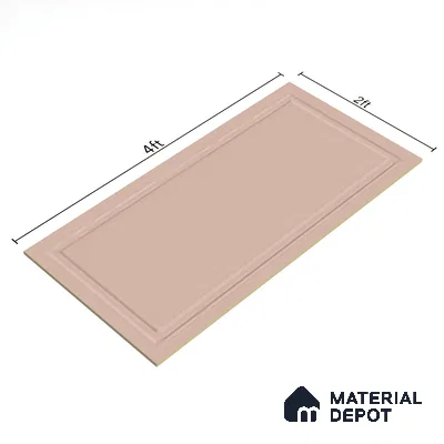 Punch Look Wall Tile TL 07192 C Photoframe Pink 4 ft x 2 ft Vitrified Matte Finish - 9 mm (Sample)