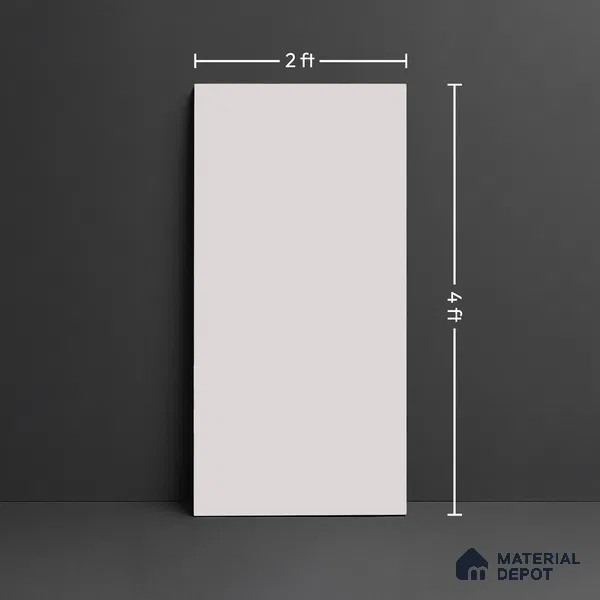 Plain Look Wall & Floor Tile TL 07192 K Frame Base Crema 4 ft x 2 ft Vitrified Matte Finish - 9 mm