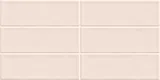 Subway Wall Tile TL 06555 F Messi Pink 2 ft x 1 ft Ceramic Glossy Finish - 8 mm | Suitable for Living Room, Kitchen & Bathroom | Image 01