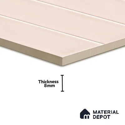 Subway Wall Tile TL 06555 F Messi Pink 2 ft x 1 ft Ceramic Glossy Finish - 8 mm | Suitable for Kitchen & Bathroom | Please Expect a Slight Variation of Pattern (Sample)