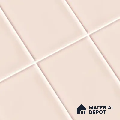 Subway Wall Tile TL 06555 F Messi Pink 2 ft x 1 ft Ceramic Glossy Finish - 8 mm | Suitable for Kitchen & Bathroom | Please Expect a Slight Variation of Pattern (Sample)