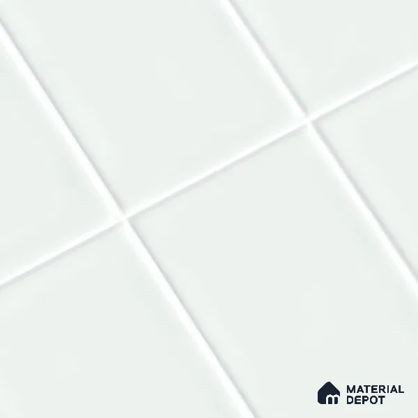 Subway Wall Tile TL 06555 Messi Mint 2 ft x 1 ft Ceramic Glossy Finish - 8 mm | Suitable for Kitchen & Bathroom | Please Expect a Slight Variation of Pattern