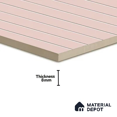 Subway Wall Tile TL 06564 C Wuxi Pink 2 ft x 1 ft Ceramic Glossy Finish - 8 mm | Suitable for Kitchen & Bathroom | Please Expect a Slight Variation of Pattern