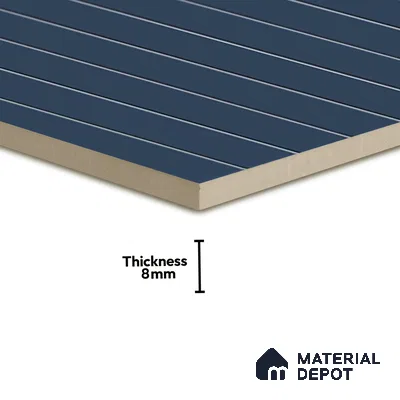 Subway Wall Tile TL 06564 D Wuxi Blue 2 ft x 1 ft Ceramic Glossy Finish - 8 mm | Suitable for Kitchen & Bathroom | Please Expect a Slight Variation of Pattern