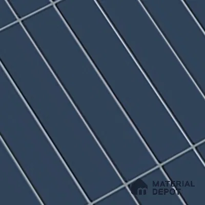 Subway Wall Tile TL 06564 D Wuxi Blue 2 ft x 1 ft Ceramic Glossy Finish - 8 mm | Suitable for Kitchen & Bathroom | Please Expect a Slight Variation of Pattern