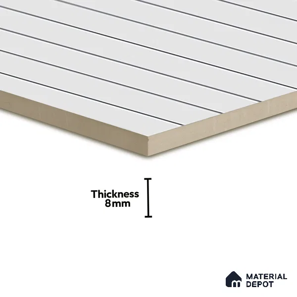 Subway Wall Tile TL 06564 F Wuxi Grey Line 2 ft x 1 ft Ceramic Glossy Finish - 8 mm | Suitable for Kitchen & Bathroom | Please Expect a Slight Variation of Pattern (Sample)