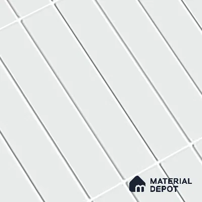 Subway Wall Tile TL 06564 Wuxi Mint 2 ft x 1 ft Ceramic Glossy Finish - 8 mm | Suitable for Kitchen & Bathroom | Please Expect a Slight Variation of Pattern (Sample)