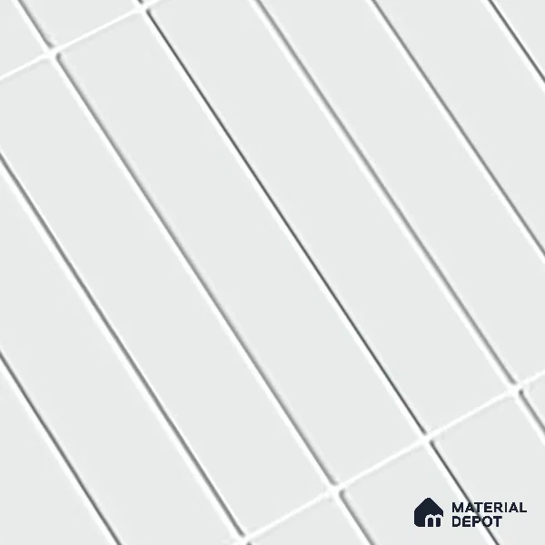 Subway Wall Tile TL 06564 Wuxi Mint 2 ft x 1 ft Ceramic Glossy Finish - 8 mm | Suitable for Kitchen & Bathroom | Please Expect a Slight Variation of Pattern (Sample)