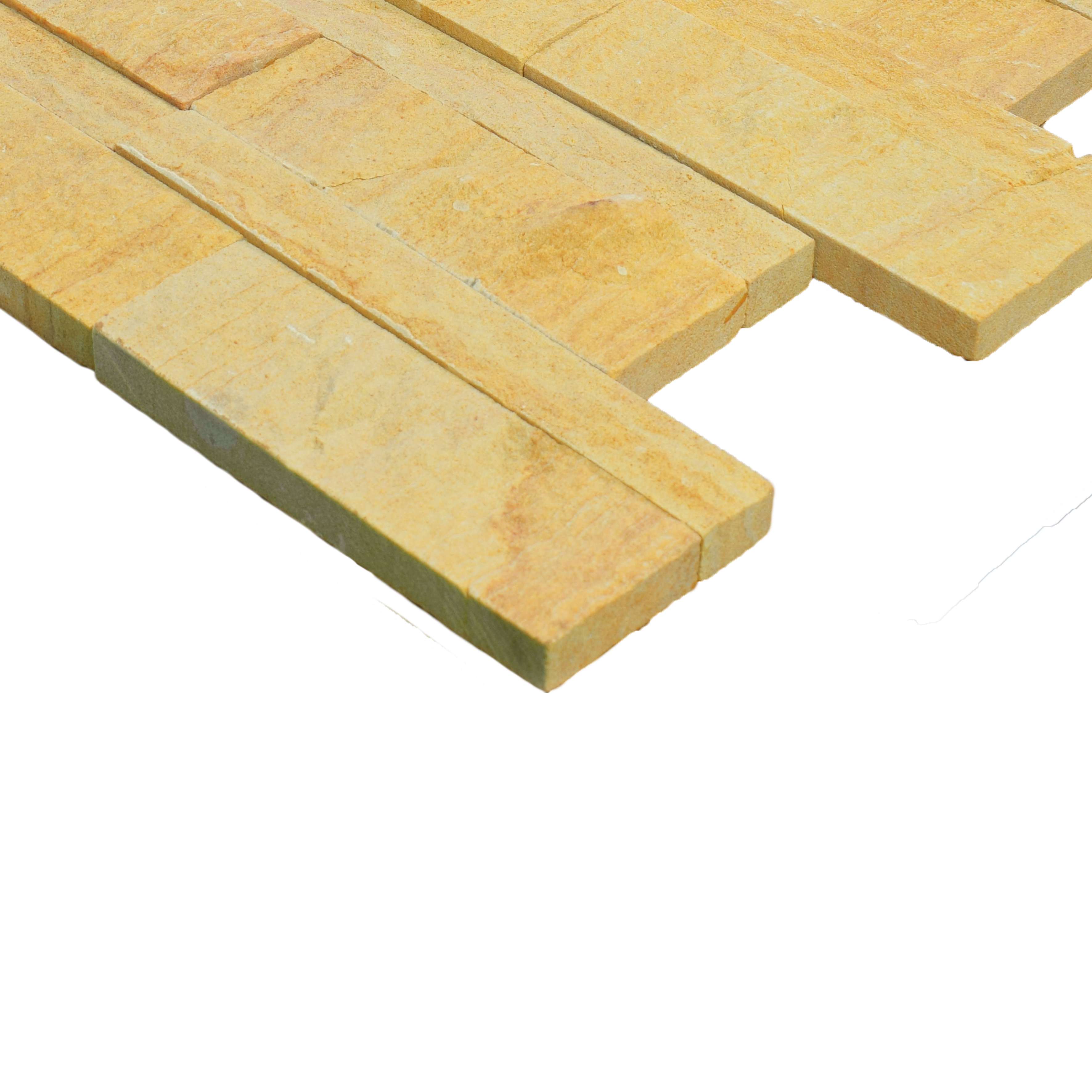 WL 00145 Wind Oak 600 x 150 mm Natural Stone Wall Cladding |  Stone is a Natural Product, Please Expect Variation in Shades