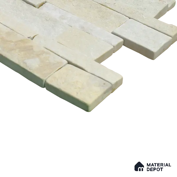 WL 00146 Wind Silver 600 x 150 mm Natural Stone Wall Cladding |  Stone is a Natural Product, Please Expect Variation in Shades