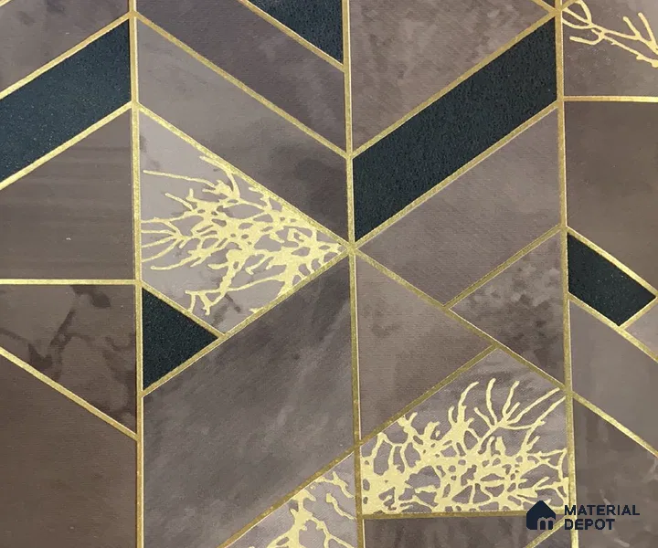 WK15-1501 | 10 Meter x 21 Inches Geometric Look Wallpaper - 57.41 Sq. Ft. | Minimum 15% wastage during installation