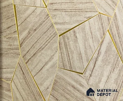 WK15-1527 | 10 Meter x 21 Inches Geometric Look Wallpaper - 57.41 Sq. Ft. | Minimum 15% wastage during installation