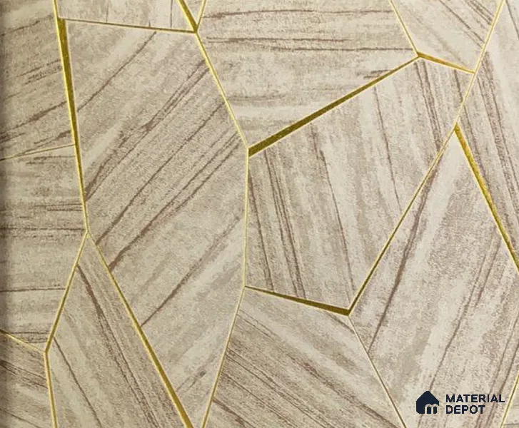 WK15-1527 | 10 Meter x 21 Inches Geometric Look Wallpaper - 57.41 Sq. Ft. | Minimum 15% wastage during installation
