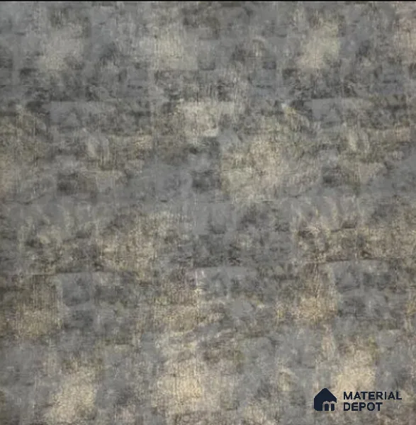 WK21-2103 | Grey & Gold Mottled Square Texture Patterned Wallpaper - 10 Meter x 21 Inches, 57.41 Sq. Ft.