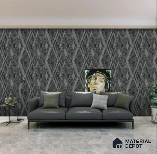 WK21-2125 | 10 Meter x 21 Inches Geometric Look Wallpaper - 57.41 Sq. Ft.