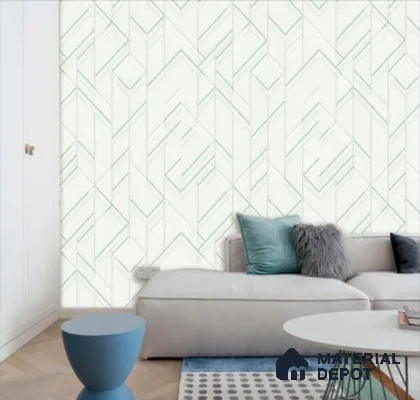WK21-2135 | 10 Meter x 21 Inches Geometric Look Wallpaper - 57.41 Sq. Ft.
