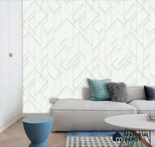 WK21-2135 | 10 Meter x 21 Inches Geometric Look Wallpaper - 57.41 Sq. Ft.