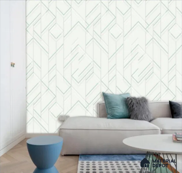 WK21-2135 | 10 Meter x 21 Inches Geometric Look Wallpaper - 57.41 Sq. Ft.