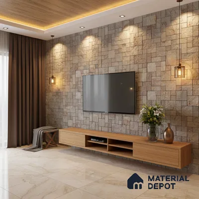 WL 00077 Autumn 300 x 300 mm Natural Stone Wall Cladding