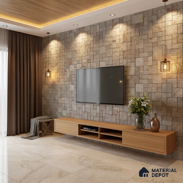 WL 00077 Autumn 300 x 300 mm Natural Stone Wall Cladding
