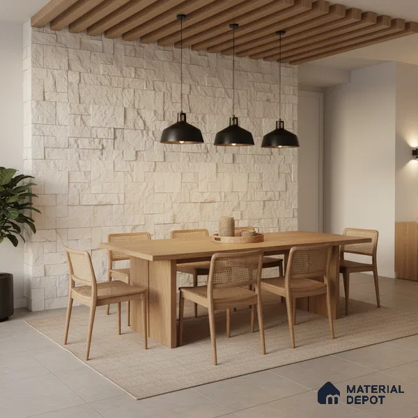 WL 00081 Aspen 300 x 300 mm Natural Stone Wall Cladding | Stone is a Natural Product, Please Expect Variation in Shades