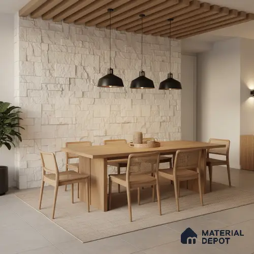 WL 00081 Aspen 300 x 300 mm Natural Stone Wall Cladding | Stone is a Natural Product, Please Expect Variation in Shades