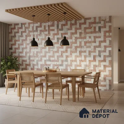 WL 00085 Bianco 300 x 300 mm Natural Stone Wall Cladding