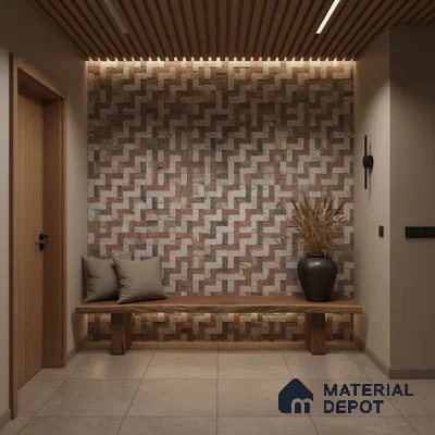 WL 00085 Bianco 300 x 300 mm Natural Stone Wall Cladding