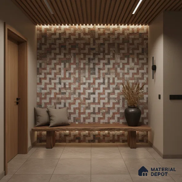WL 00085 Bianco 300 x 300 mm Natural Stone Wall Cladding