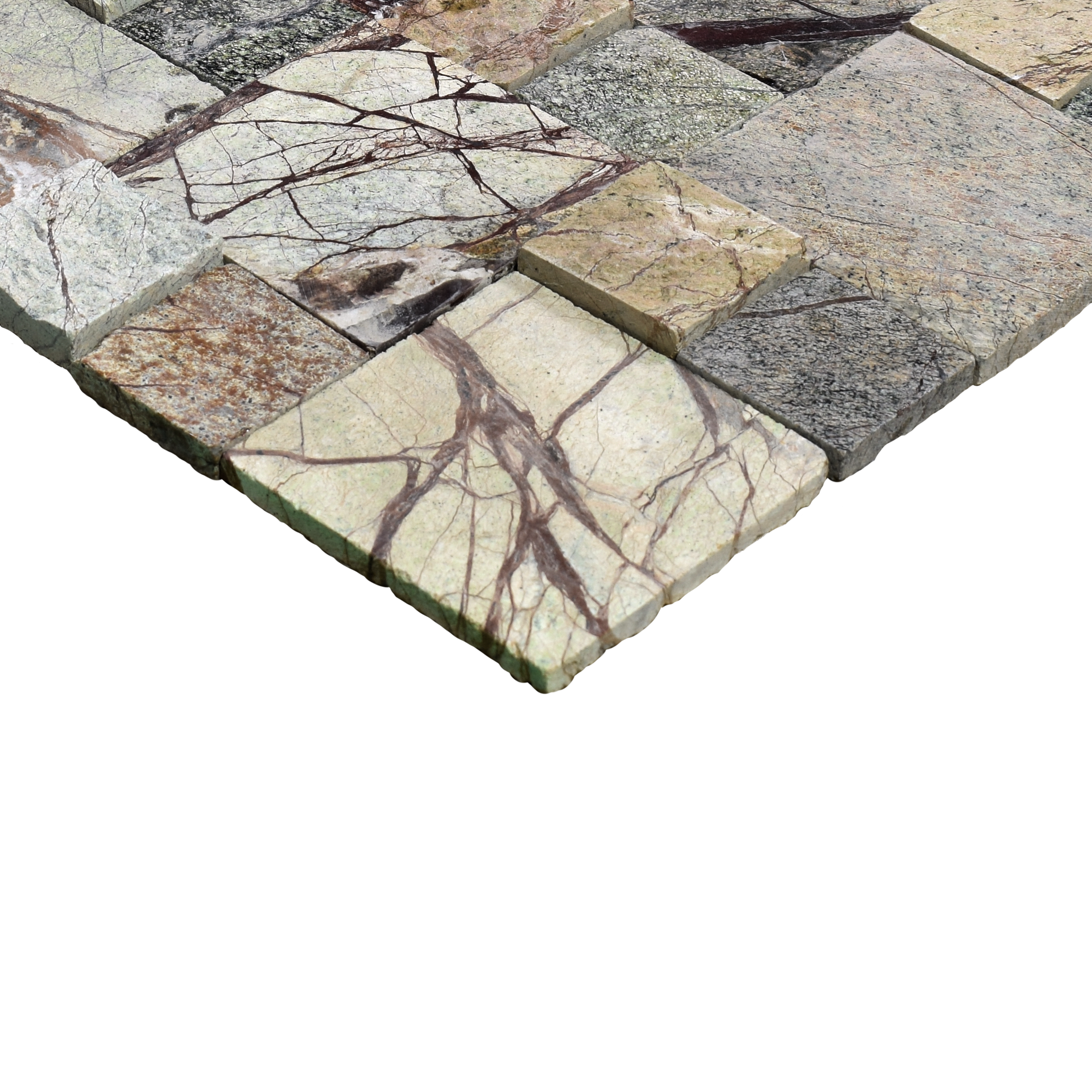 WL 00090 Castel Rock 300 x 300 mm Natural Stone Wall Cladding | Stone is a Natural Product, Please Expect Variation in Shades