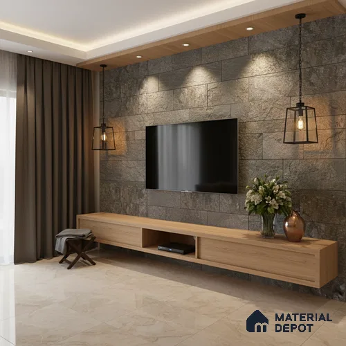 WL 00103 Jade Green Cladding Natural Stone Wall Cladding | Set Contains Mixed Sizes of 300x300, 300x150, 150x150 mm | Coverage Area 9 Sq. Ft. |  Stone is a Natural Product, Please Expect Variation in Shades