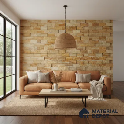 WL 00135 Turkey 300 x 300 mm Natural Stone Wall Cladding |  Stone is a Natural Product, Please Expect Variation in Shades