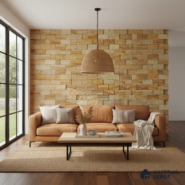 WL 00135 Turkey 300 x 300 mm Natural Stone Wall Cladding |  Stone is a Natural Product, Please Expect Variation in Shades