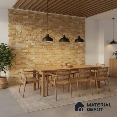 WL 00135 Turkey 300 x 300 mm Natural Stone Wall Cladding |  Stone is a Natural Product, Please Expect Variation in Shades