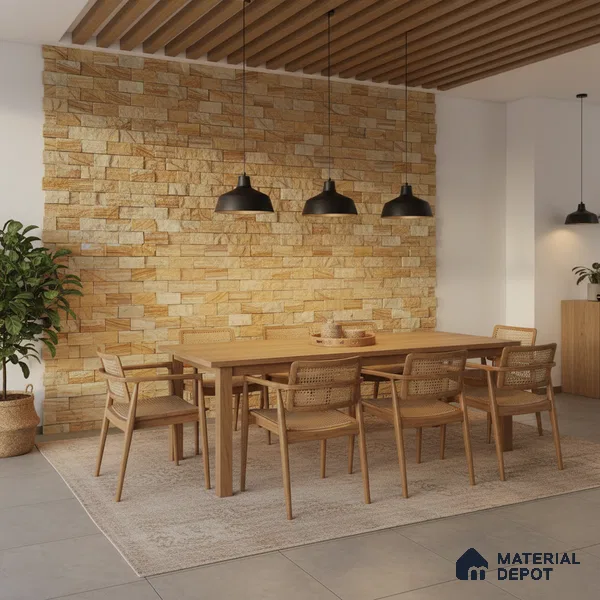 WL 00135 Turkey 300 x 300 mm Natural Stone Wall Cladding |  Stone is a Natural Product, Please Expect Variation in Shades