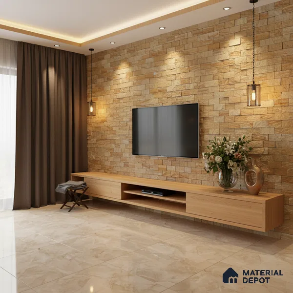 WL 00135 Turkey 300 x 300 mm Natural Stone Wall Cladding |  Stone is a Natural Product, Please Expect Variation in Shades
