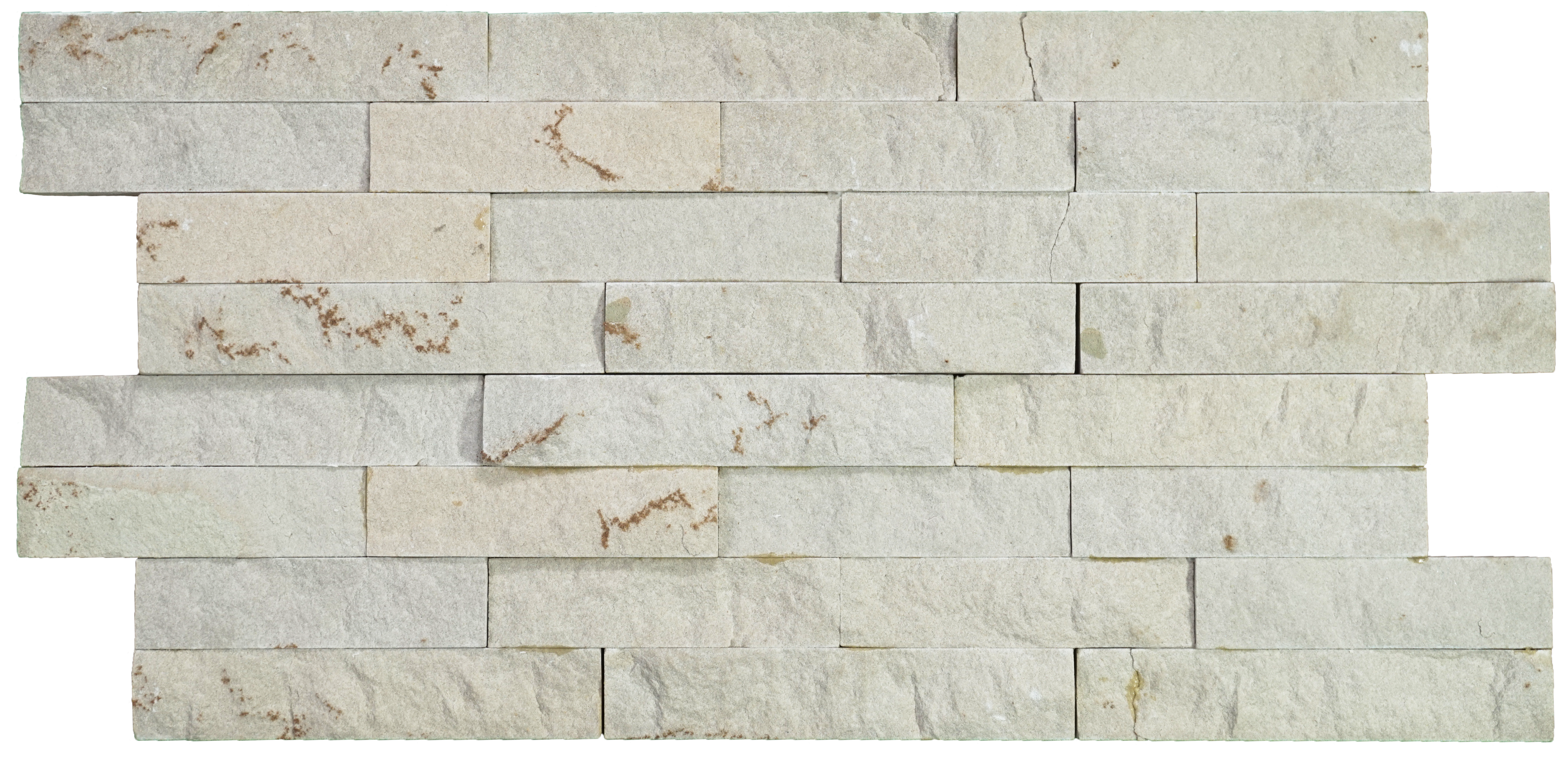 WL 00139 Victorian Beige 600 x 150 mm Natural Stone Wall Cladding |  Stone is a Natural Product, Please Expect Variation in Shades