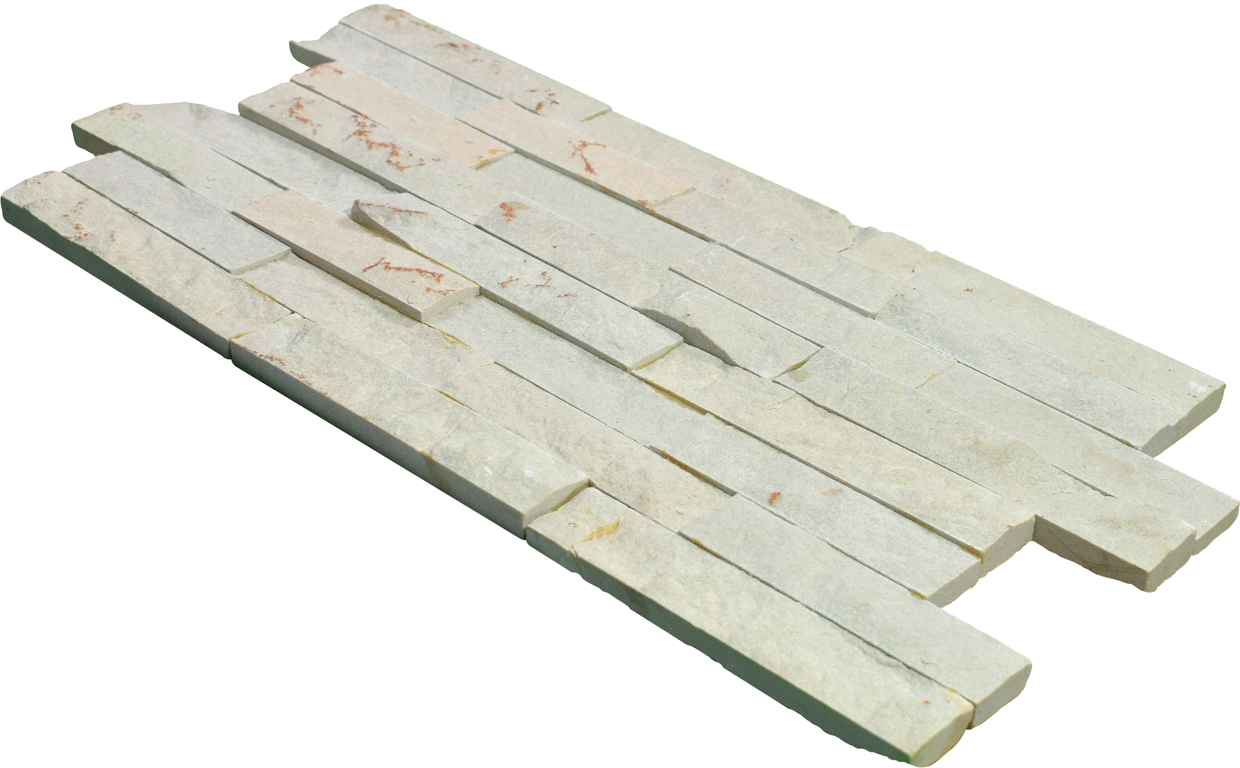 WL 00139 Victorian Beige 600 x 150 mm Natural Stone Wall Cladding |  Stone is a Natural Product, Please Expect Variation in Shades