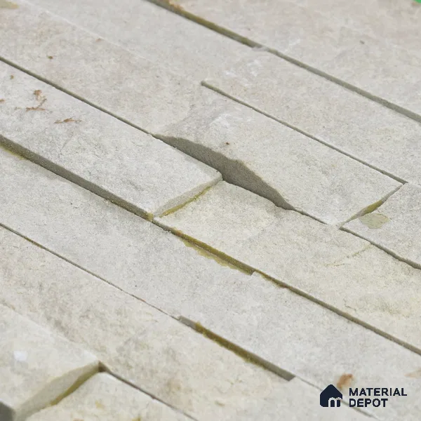 WL 00139 Victorian Beige 600 x 150 mm Natural Stone Wall Cladding |  Stone is a Natural Product, Please Expect Variation in Shades