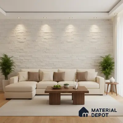 WL 00139 Victorian Beige 600 x 150 mm Natural Stone Wall Cladding |  Stone is a Natural Product, Please Expect Variation in Shades