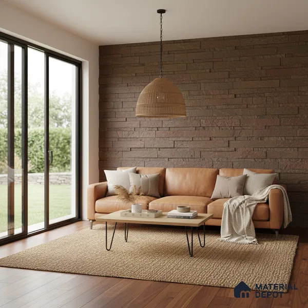 WL 00142 Valencia 600 x 150 mm Natural Stone Wall Cladding |  Stone is a Natural Product, Please Expect Variation in Shades