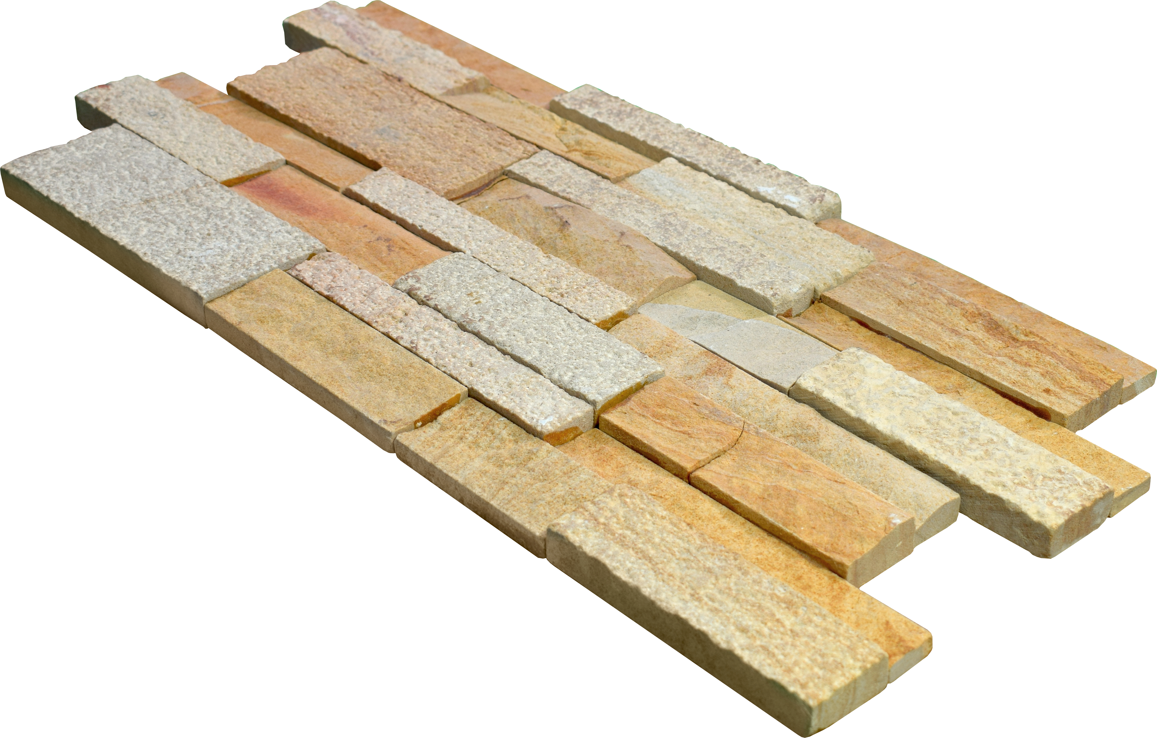 WL 00143 Urban Oak 600 x 150 mm Natural Stone Wall Cladding |  Stone is a Natural Product, Please Expect Variation in Shades