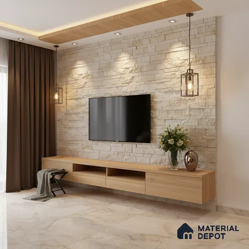 WL 00146 Wind Silver 600 x 150 mm Natural Stone Wall Cladding | Stone is a Natural Product, Please Expect Variation in Shades