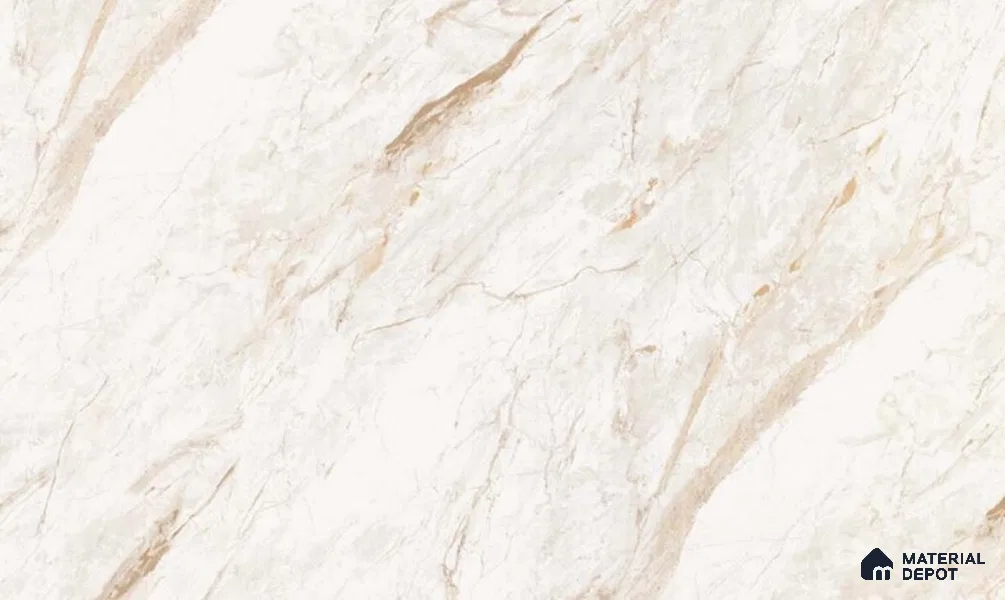 Valentino White Marble look LM 25866 C  8 ft x 4 ft Cross Cut Finish Decorative Laminate - 1 mm | Suitable for TV Unit, Wardrobe, Kitchen Cabinate